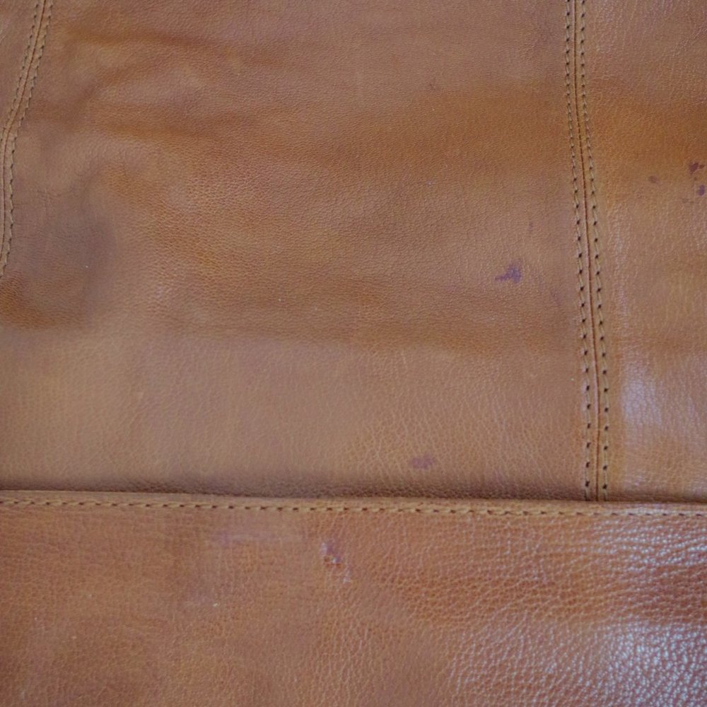 Cole Haan Brown Leather Messenger Bag WIth Laptop Compartment - Picture 8 of 12